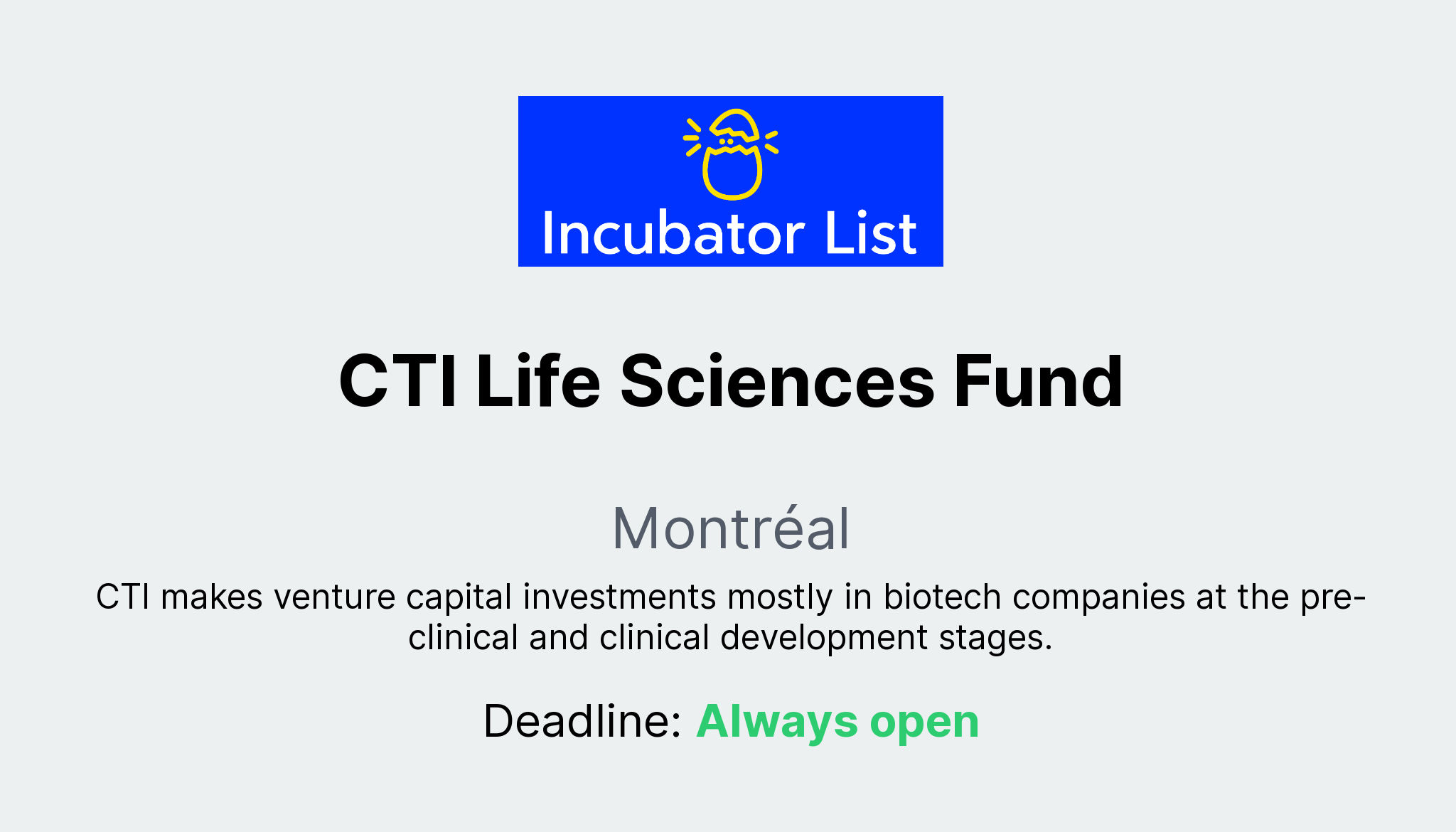 Eventide Healthcare & Life Sciences Fund incubatorlist.com